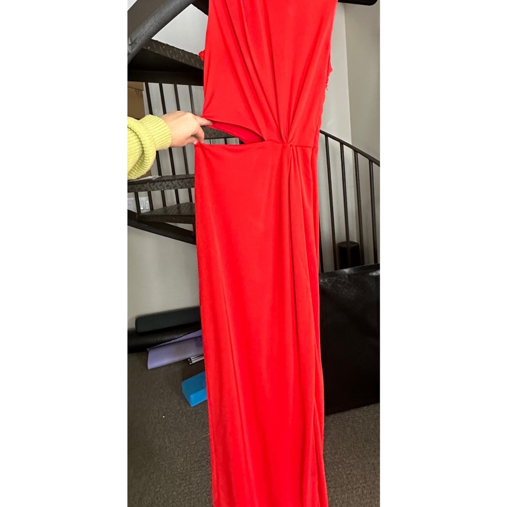 Elegant Red ZARA Evening Gown